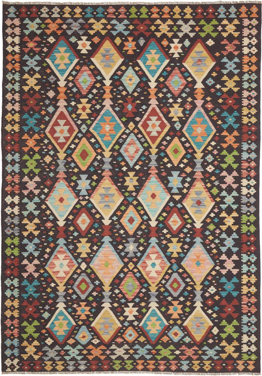 Afghaans tapijt Kilim Afghan 251x176 251x176, Perzisch tapijt Handgeweven