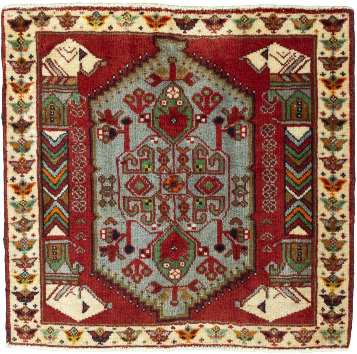 Persian Rug Shiraz 67x72 67x72, Persian Rug Knotted by hand