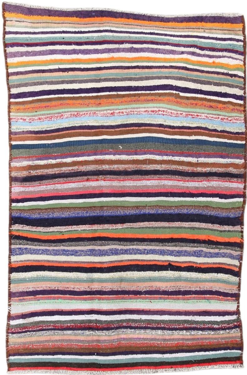 Covor persan Chilim Fars Antic 206x136 206x136, Covor persan Lucrate de mână