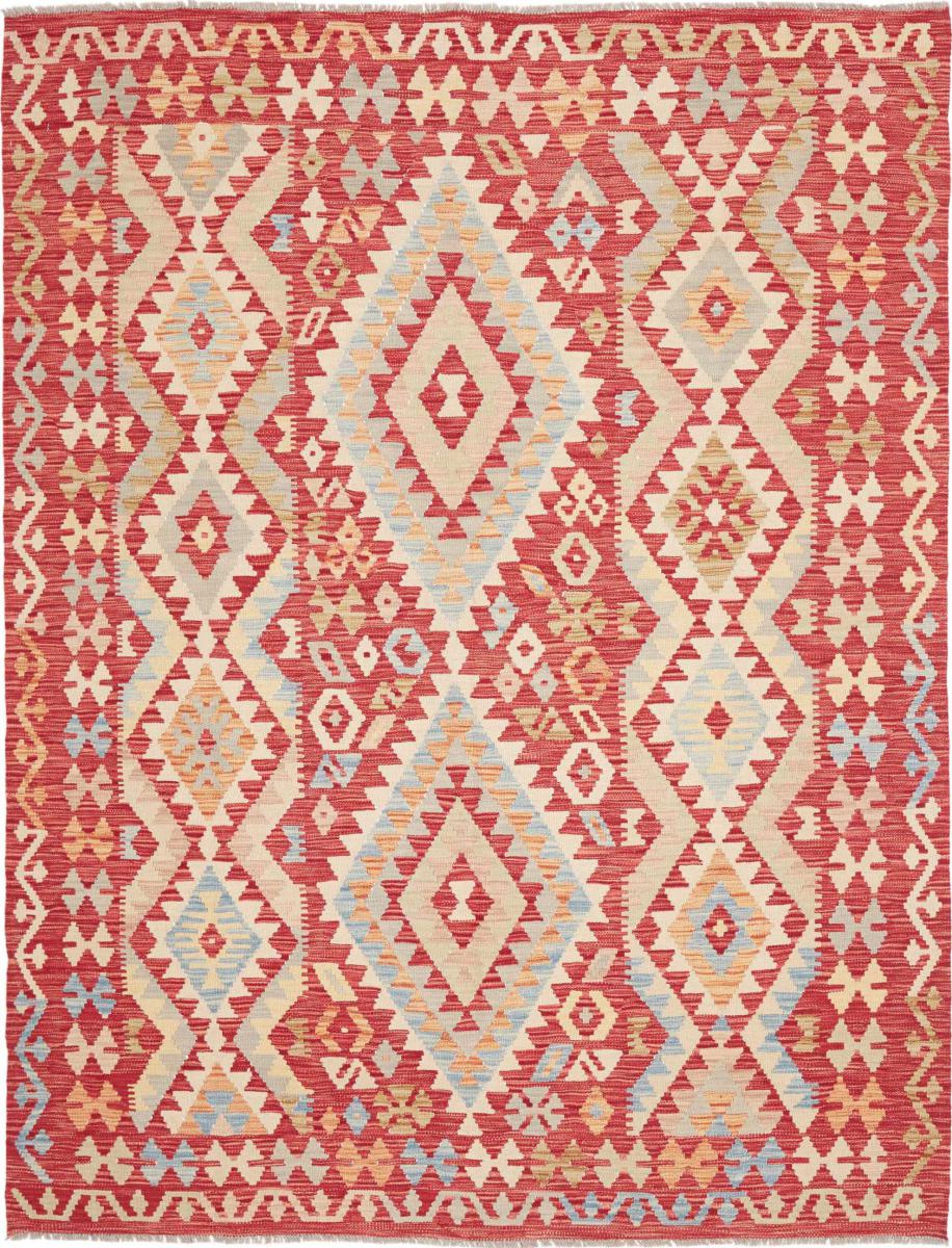 Afghanischer Teppich Kelim Afghan 231x180 231x180, Perserteppich Handgewebt