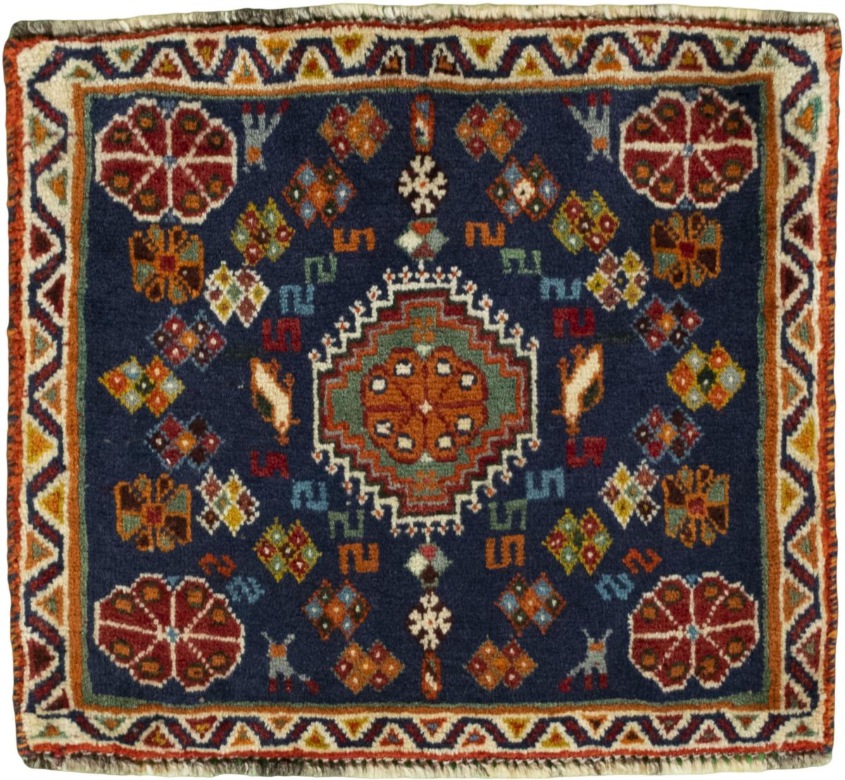 Persian Rug Shiraz 51x55 51x55, Persian Rug Knotted by hand