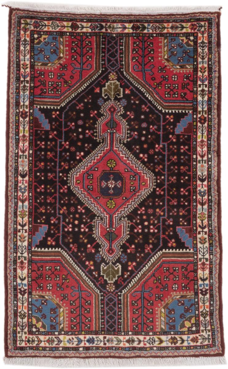 Tapis persan Tuyserkan 124x79 124x79, Tapis persan Noué à la main