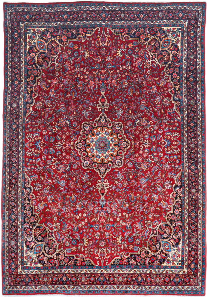 Persian Rug Bidjar Semi Antique 10'7"x7'3" 10'7"x7'3", Persian Rug Knotted by hand