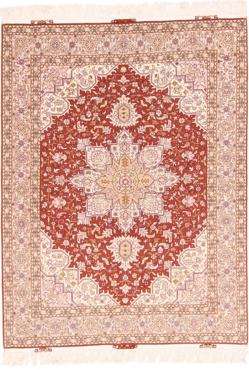 Persisk tæppe Tabriz 50Raj 203x154 203x154, Persisk tæppe Knyttet i hånden