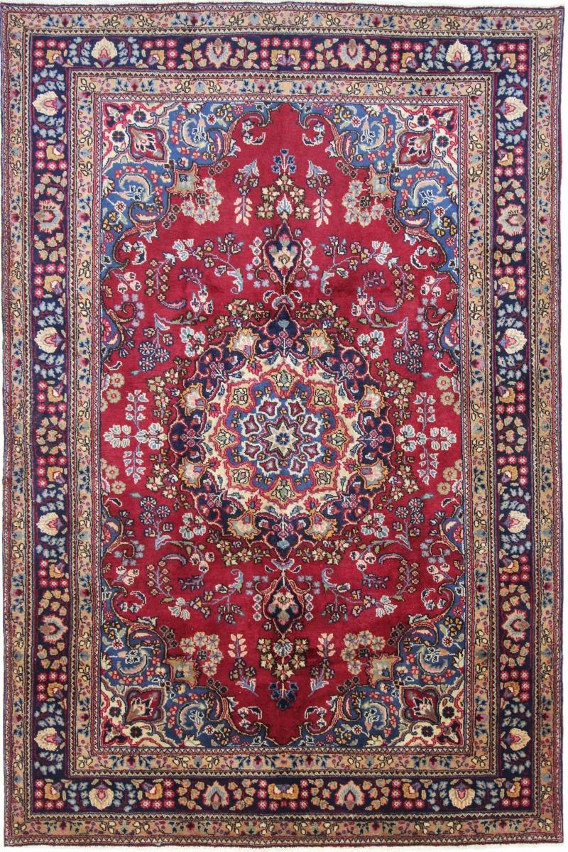 Persisk tæppe Mashad 293x192 293x192, Persisk tæppe Knyttet i hånden