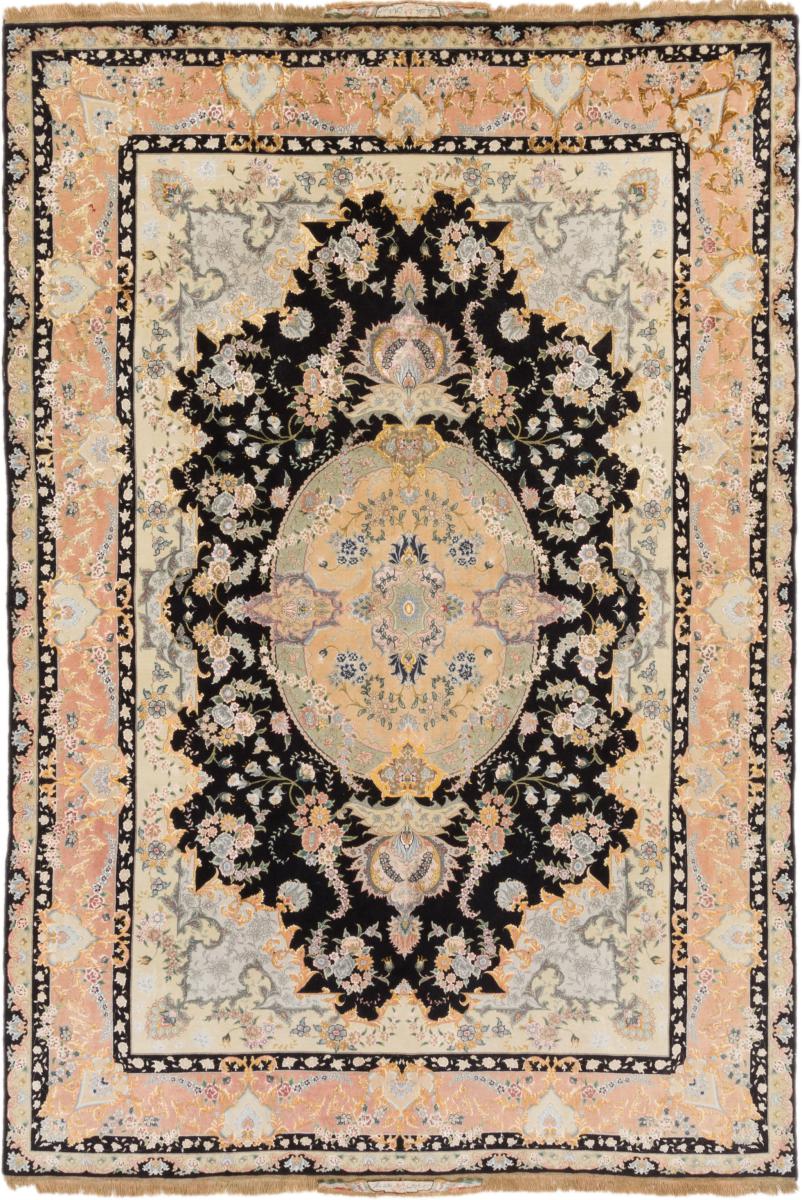 Persian Rug Tabriz 80 Raj Silk Warp 225x146 225x146, Persian Rug Knotted by hand