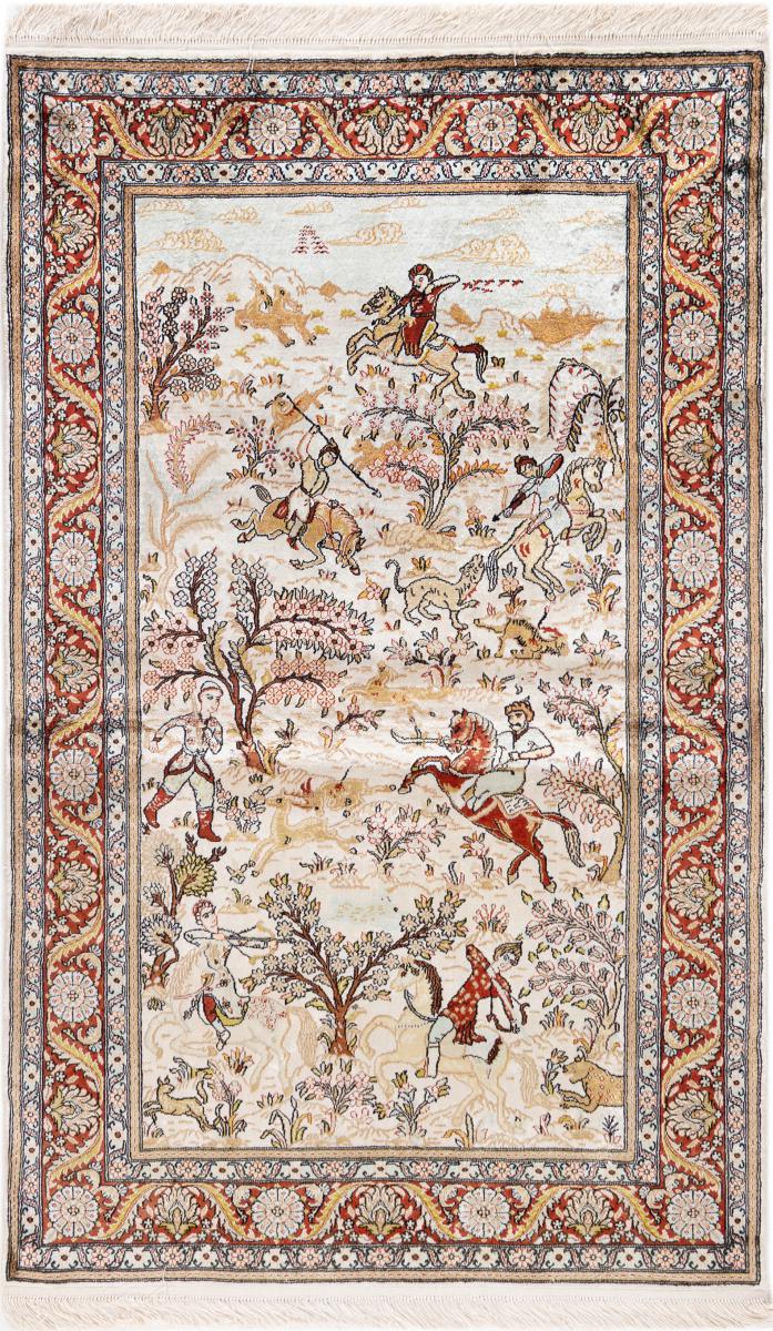 Chinese Rug China Hereke Silk 148x91 148x91, Persian rug Hand-knotted