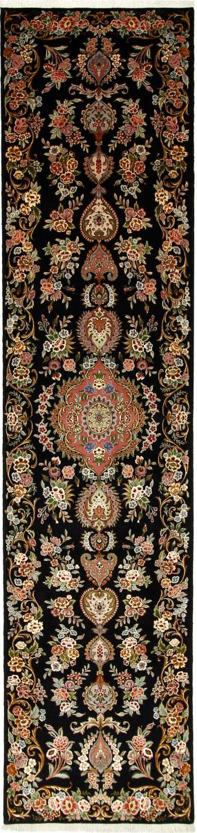 Tapete persa Tabriz 55Raj 391x90 391x90, Tapete persa Atado à mão