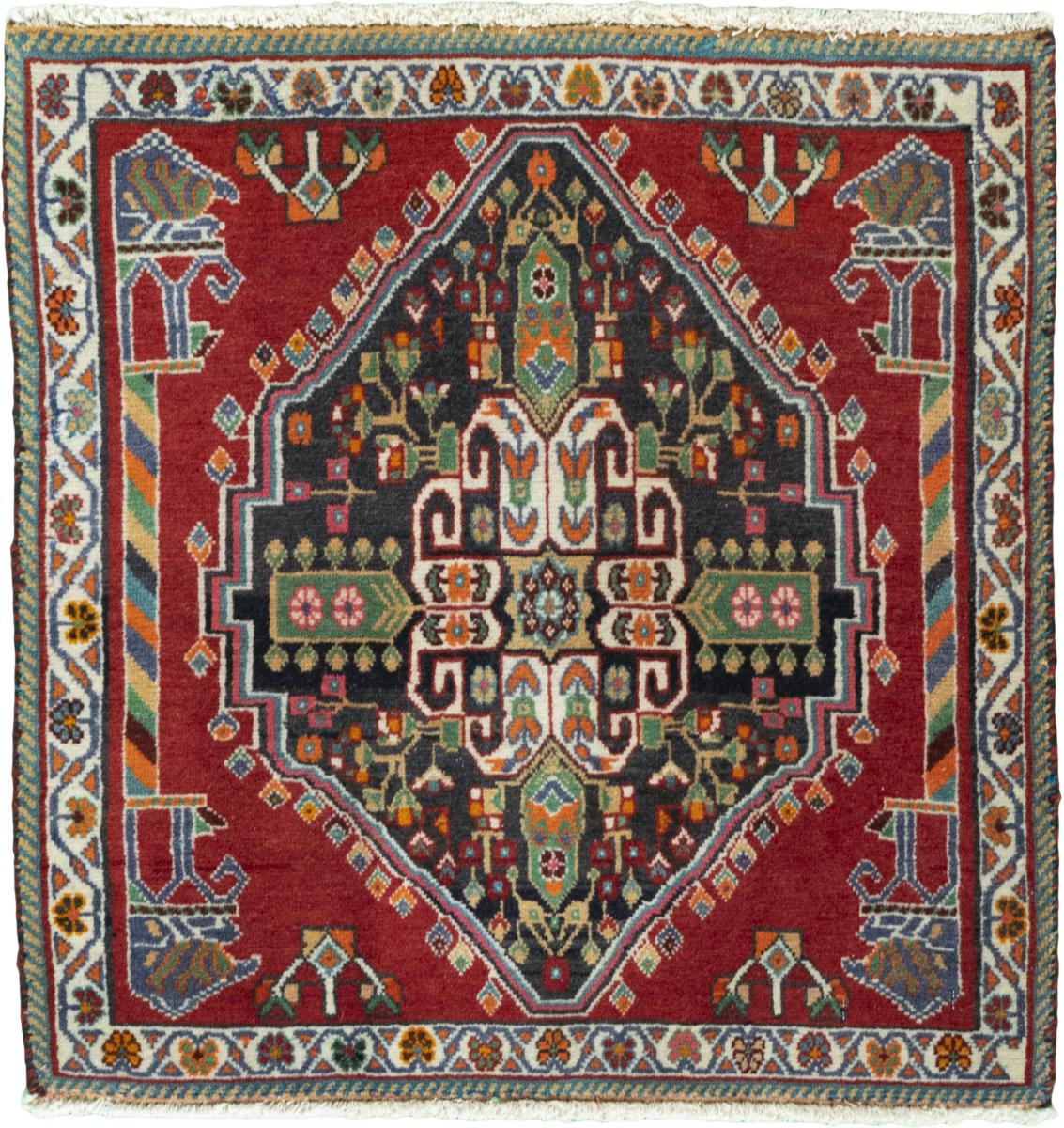 Tappeto persiano Shiraz 64x63 64x63, Tappeto persiano Annodato a mano