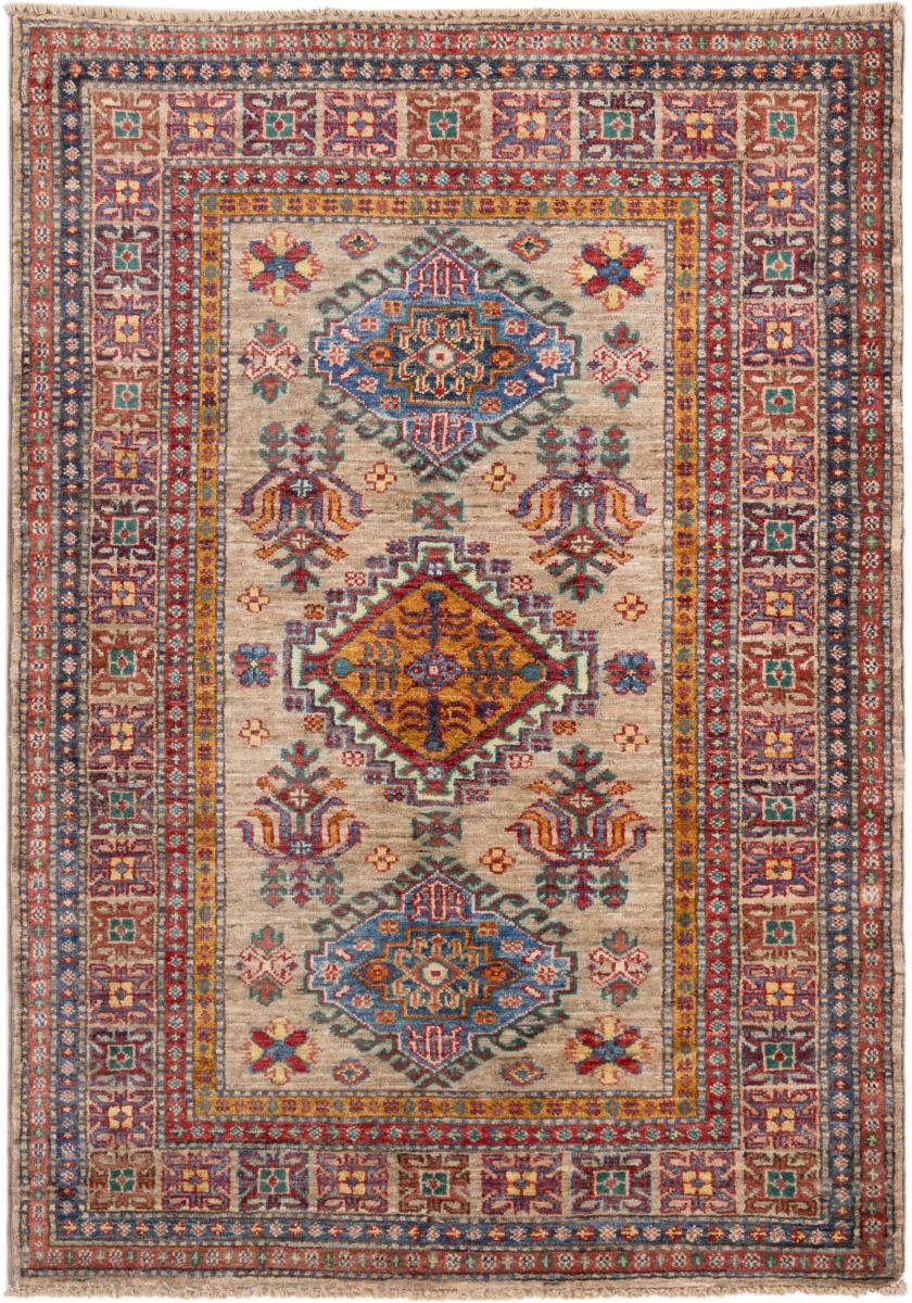 Afghanischer Teppich Super Kazak 141x101 141x101, Perserteppich Handgeknüpft