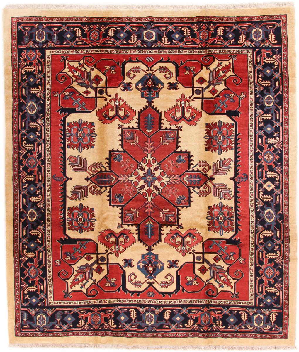 Persisk tæppe Heriz 292x251 292x251, Persisk tæppe Knyttet i hånden