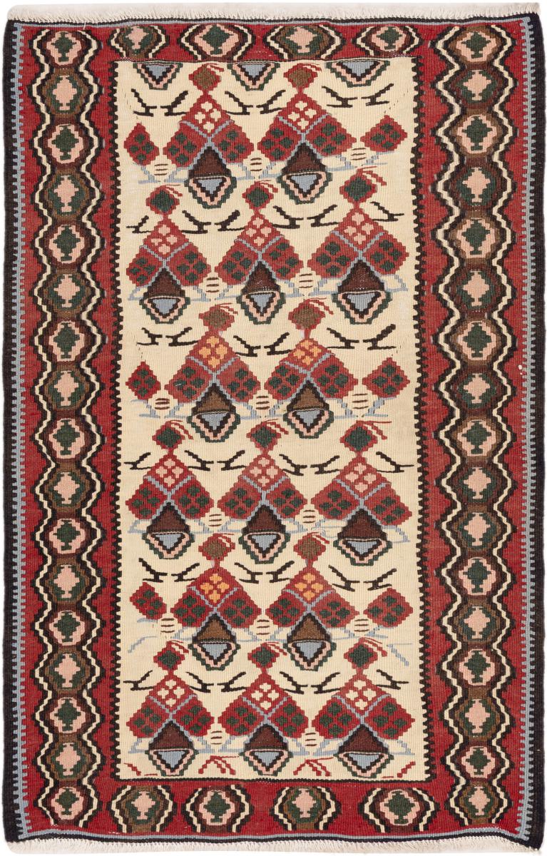 Tapete persa Kilim Senneh 106x67 106x67, Tapete persa Atado à mão