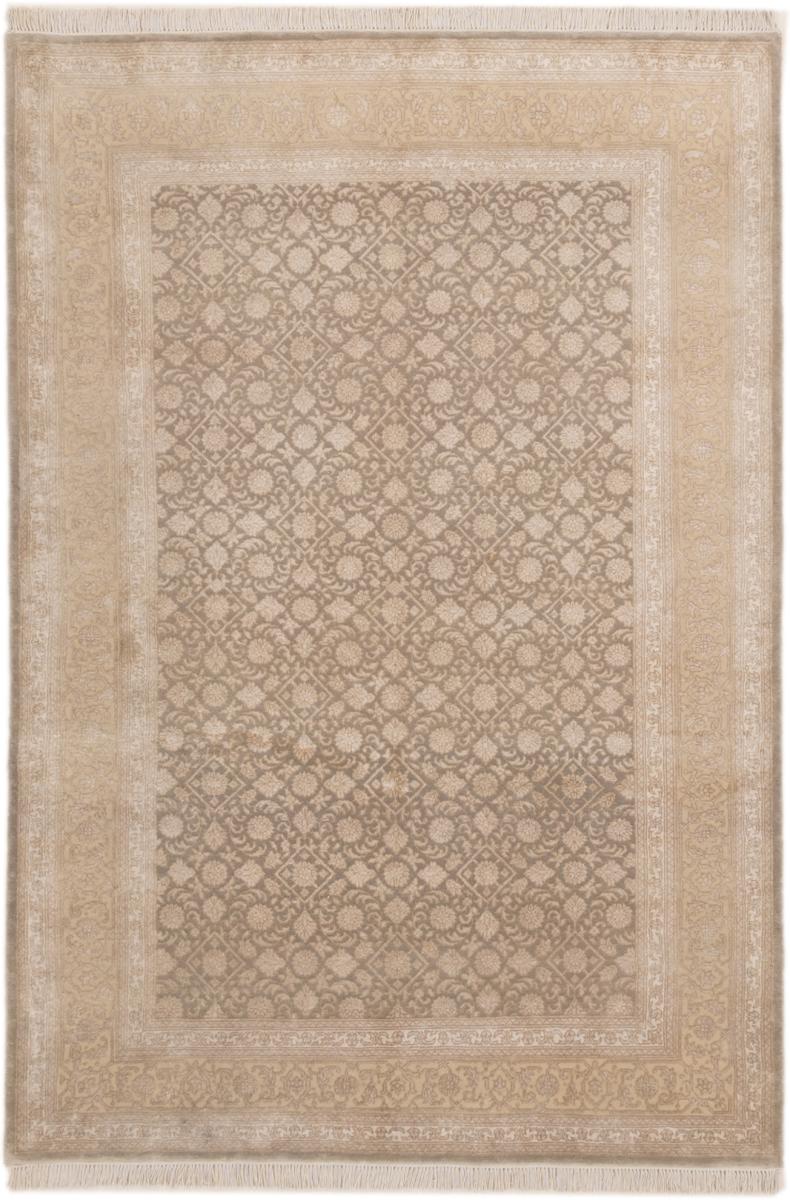Tapis indien Indo Tabriz 184x127 184x127, Tapis persan Noué à la main
