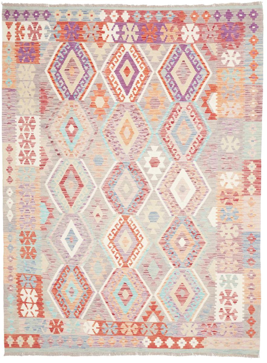 Tapis afghan Kilim Afghan 245x182 245x182, Tapis persan Tissé à la main