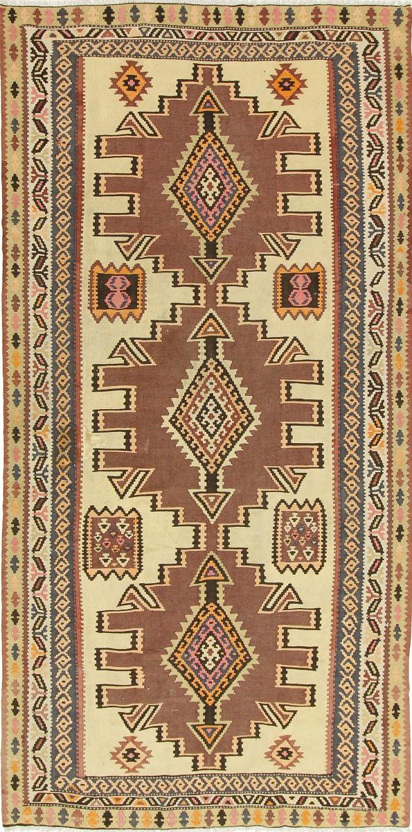 Tapete persa Kilim Fars Azerbaijan Antigo 315x156 315x156, Tapete persa Tecido à mão