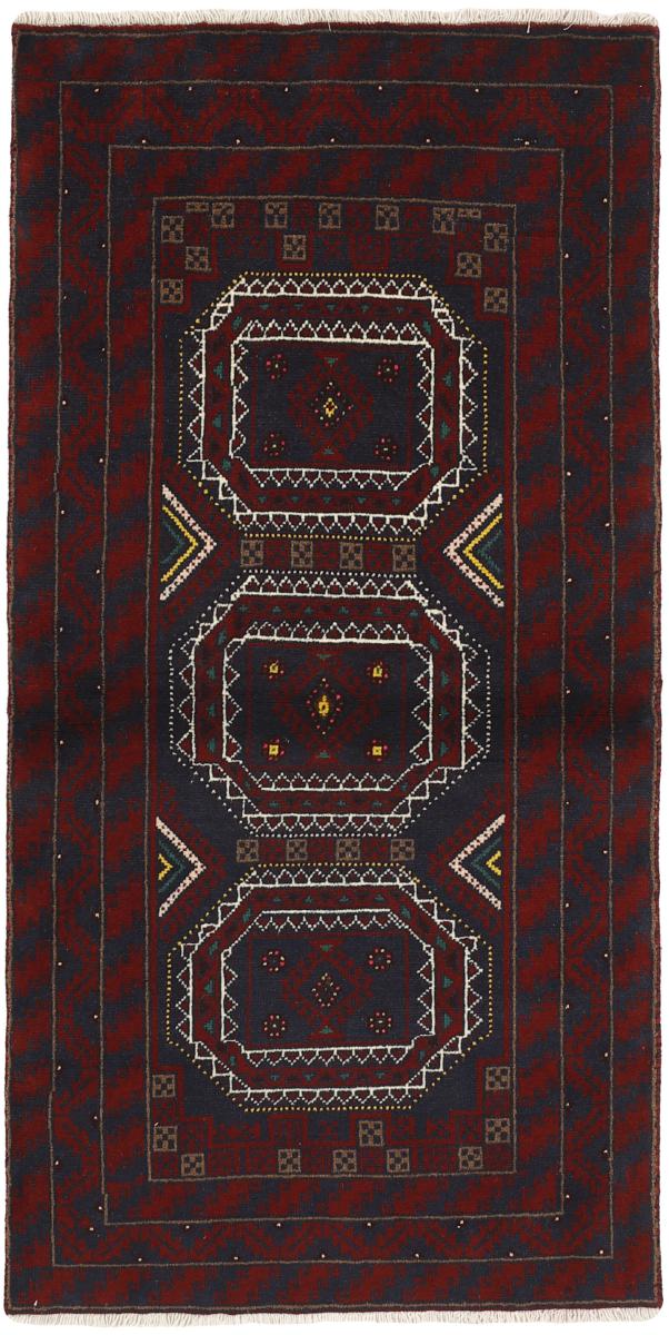 Tapis persan Baloutche 188x92 188x92, Tapis persan Noué à la main