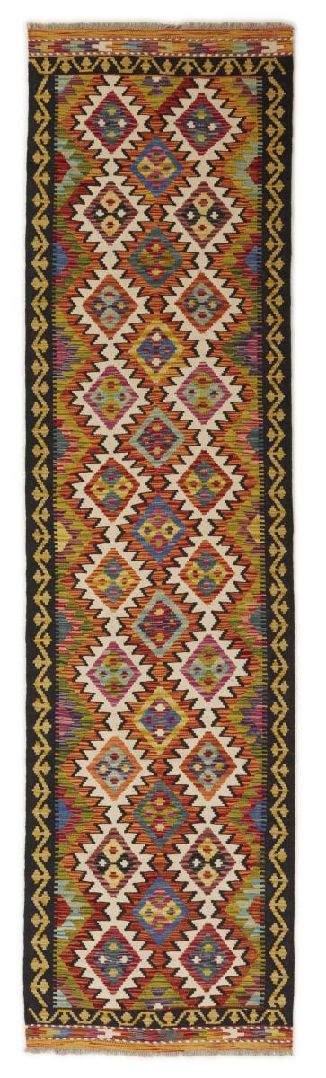 Afghansk tæppe Kelim Afghan 305x78 305x78, Persisk tæppe Håndvævet