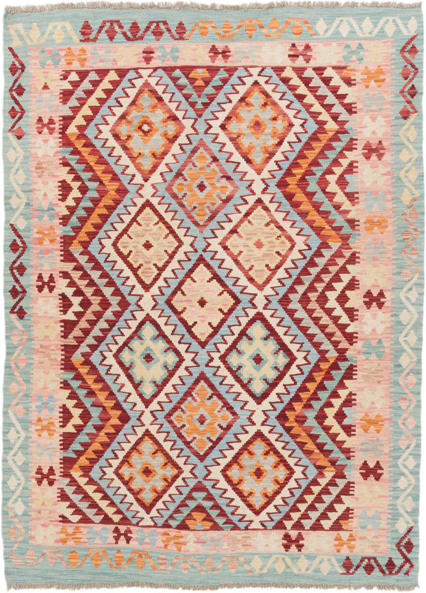 Tapete afegão Kilim Afegão 199x144 199x144, Tapete persa Tecido à mão