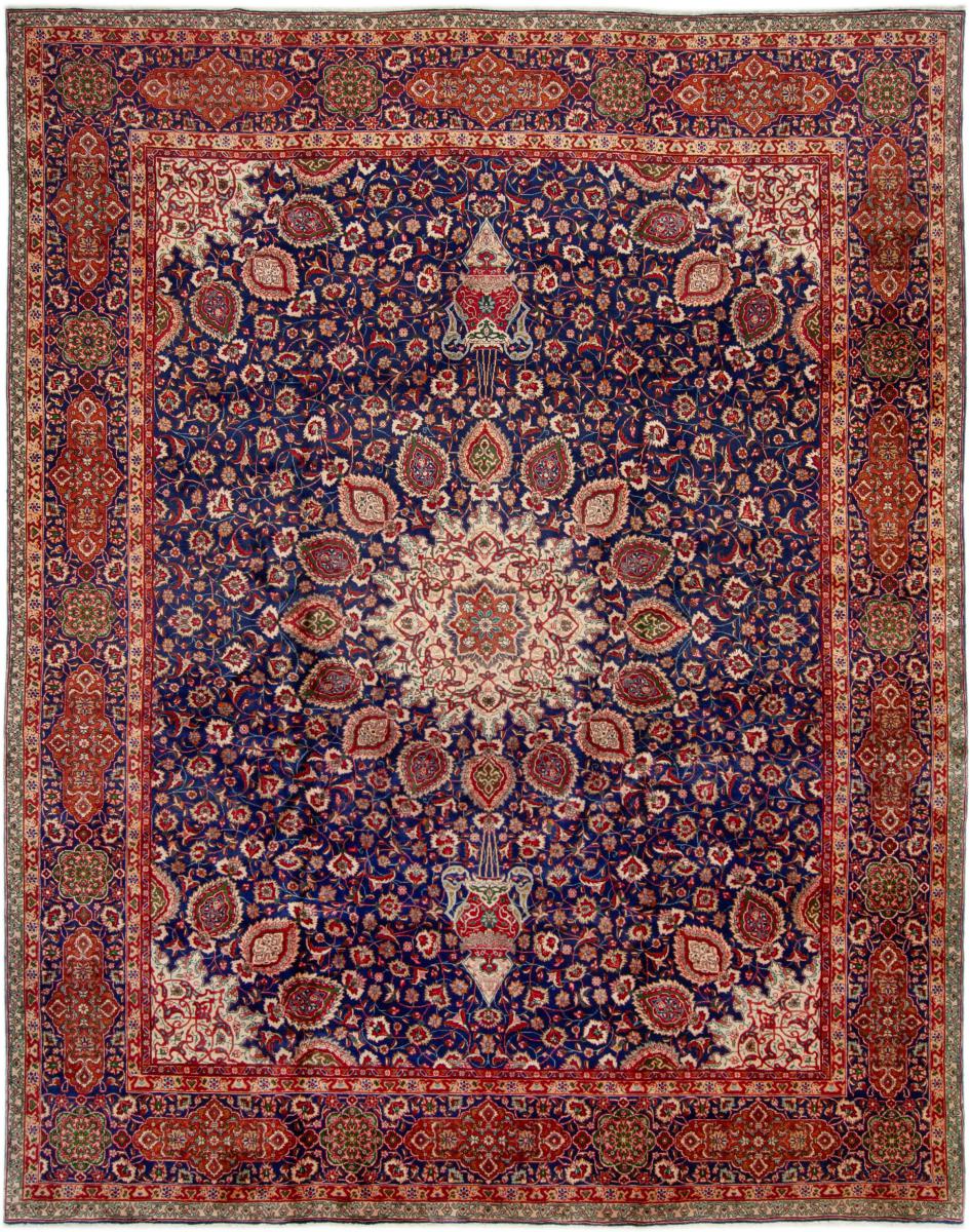 Tapis persan Tabriz 30Raj 439x353 439x353, Tapis persan Noué à la main
