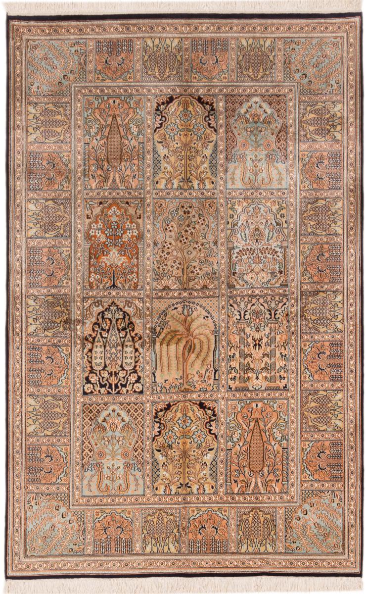 Indiaas tapijt Kasjmier Zijde 193x123 193x123, Perzisch tapijt Handgeknoopte