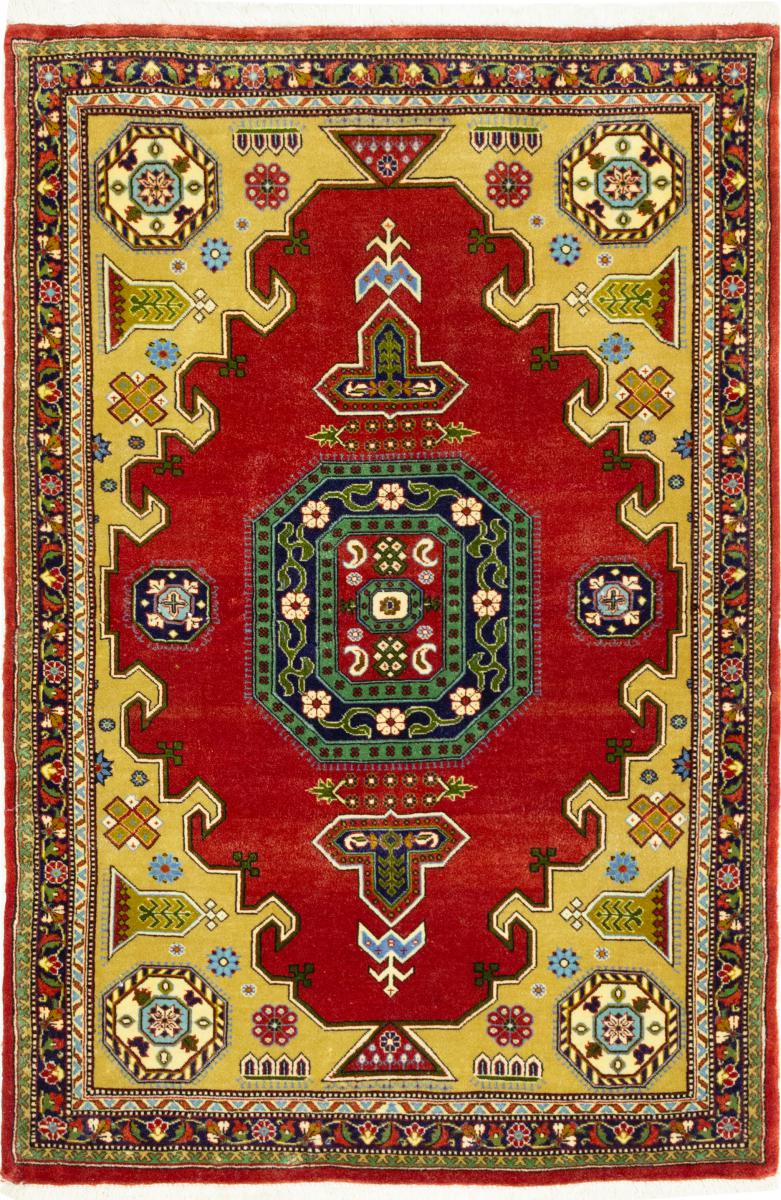 Persian Rug Qum Korkwolle 4'0"x2'7" 4'0"x2'7", Persian Rug Knotted by hand