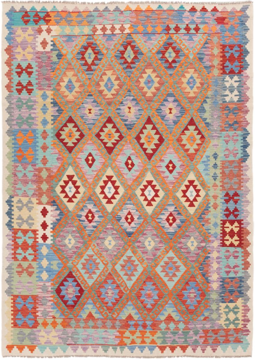 Tapete afegão Kilim Afegão 285x206 285x206, Tapete persa Tecido à mão