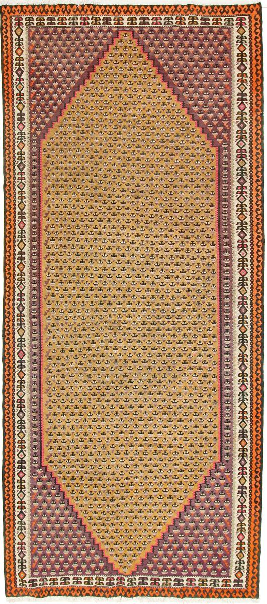 Tapete persa Kilim Fars Azerbaijan Antigo 326x142 326x142, Tapete persa Tecido à mão