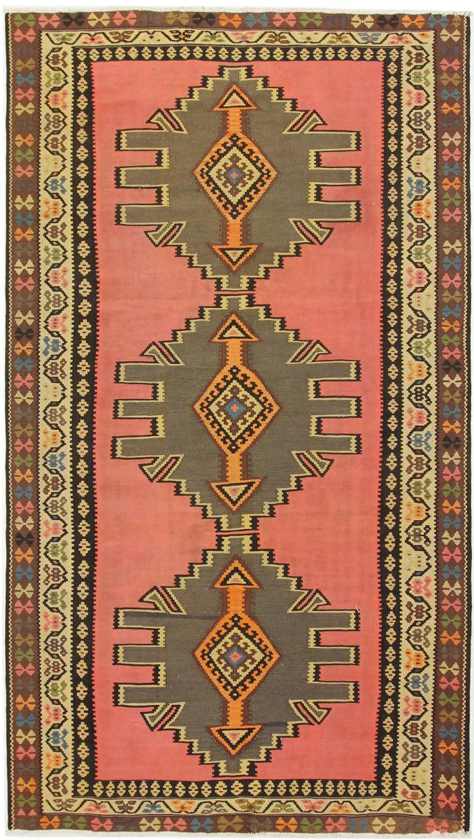 Tapete persa Kilim Fars Azerbaijan Antigo 292x161 292x161, Tapete persa Tecido à mão