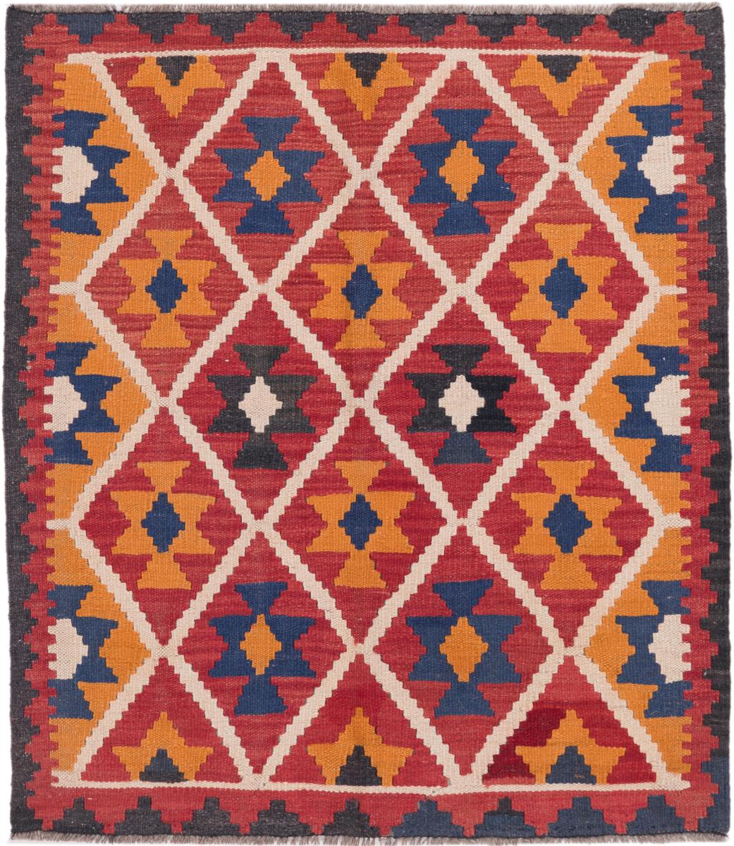 Afghan rug Kilim Afghan Antique 96x85 96x85, Persian Rug Woven by hand