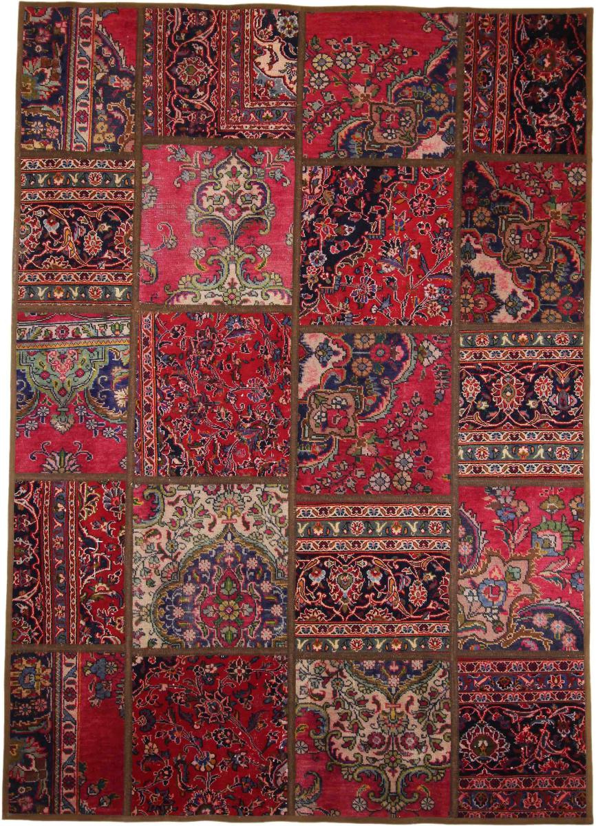 Perserteppich Patchwork 239x171 239x171, Perserteppich Handgeknüpft