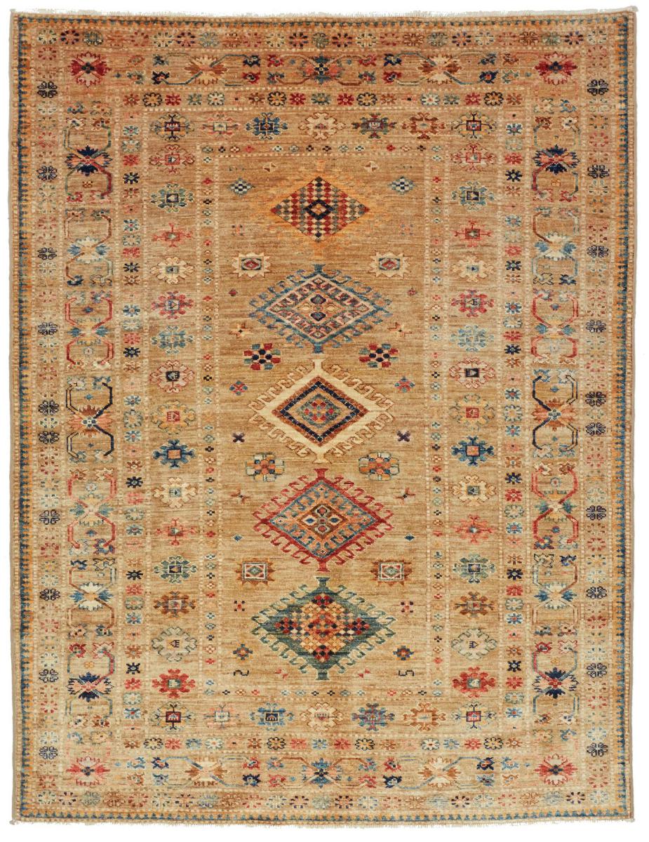 Tapete paquistanês Super Kazak 195x153 195x153, Tapete persa Atado à mão