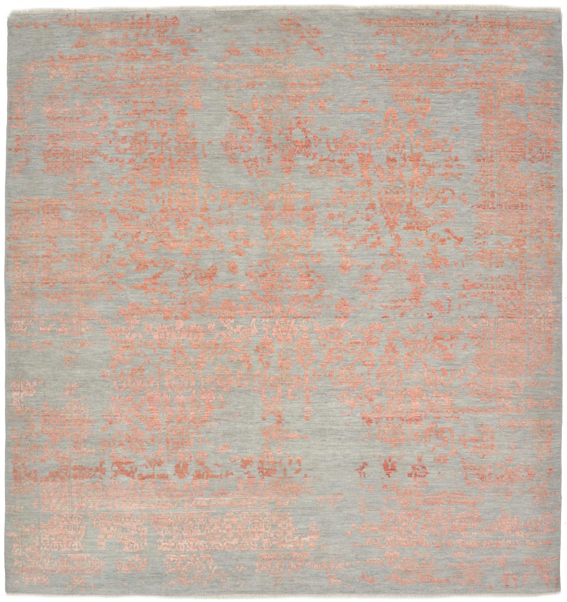 Indian Rug Sadraa 8'5"x8'1" 8'5"x8'1", Persian rug Hand-knotted