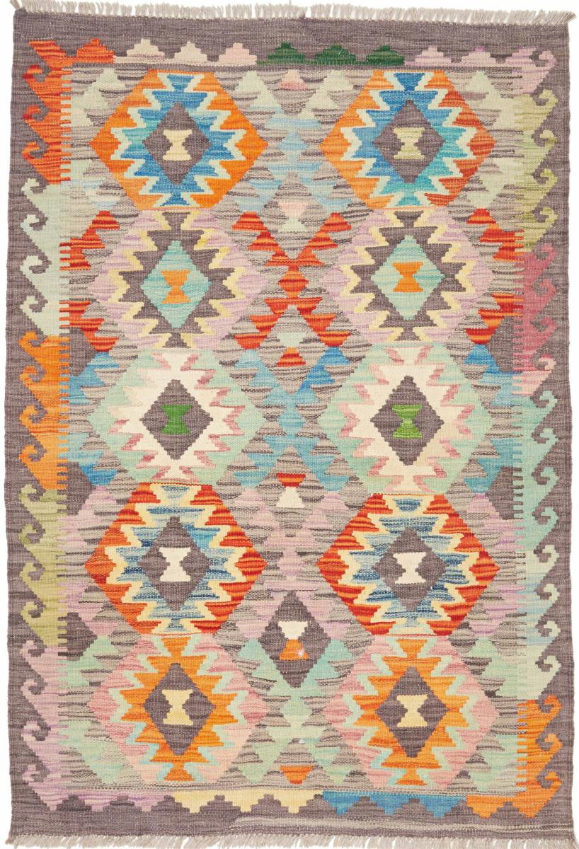 Tapete afegão Kilim Afegão 147x104 147x104, Tapete persa Tecido à mão