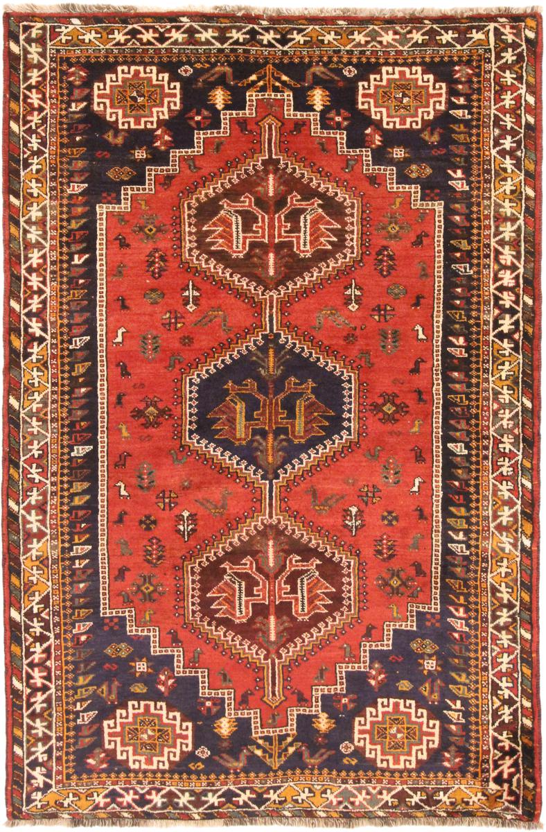 Tapete persa Shiraz 253x170 253x170, Tapete persa Atado à mão