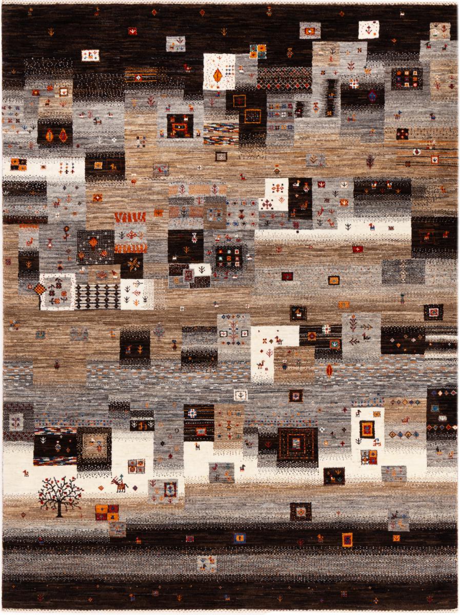 Persian Rug Persian Gabbeh Loribaft Nowbaft 203x152 203x152, Persian Rug Knotted by hand