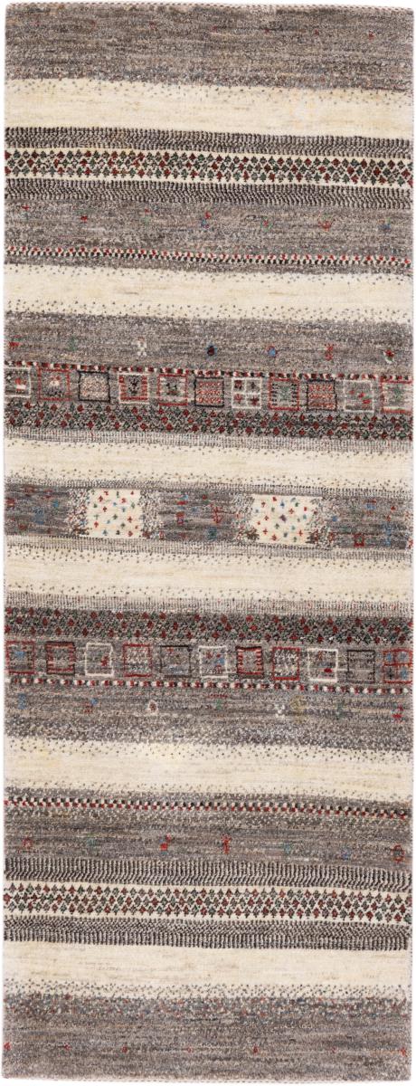 Tapis persan Persan Gabbeh Loribaft Tabiibaft 194x74 194x74, Tapis persan Noué à la main