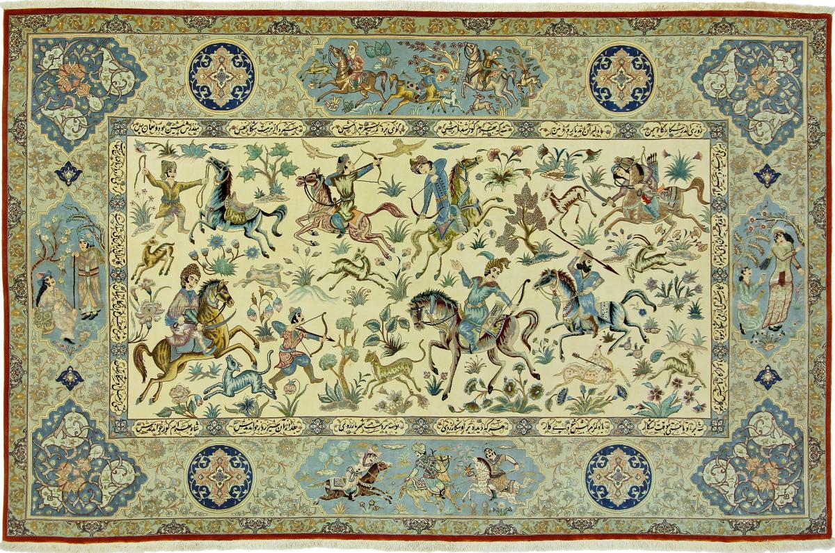 Tappeto persiano Isfahan 279x175 279x175, Tappeto persiano Annodato a mano