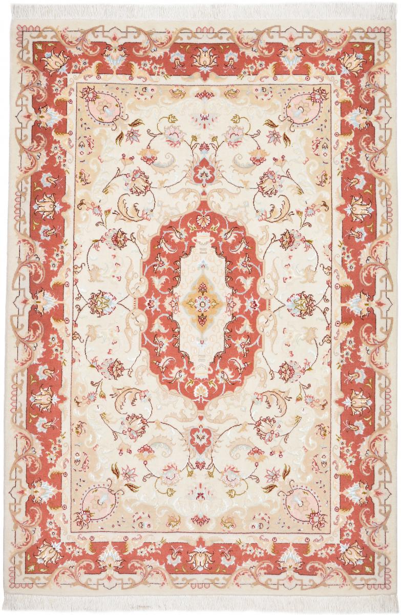 Tapete persa Tabriz 50Raj 151x106 151x106, Tapete persa Atado à mão