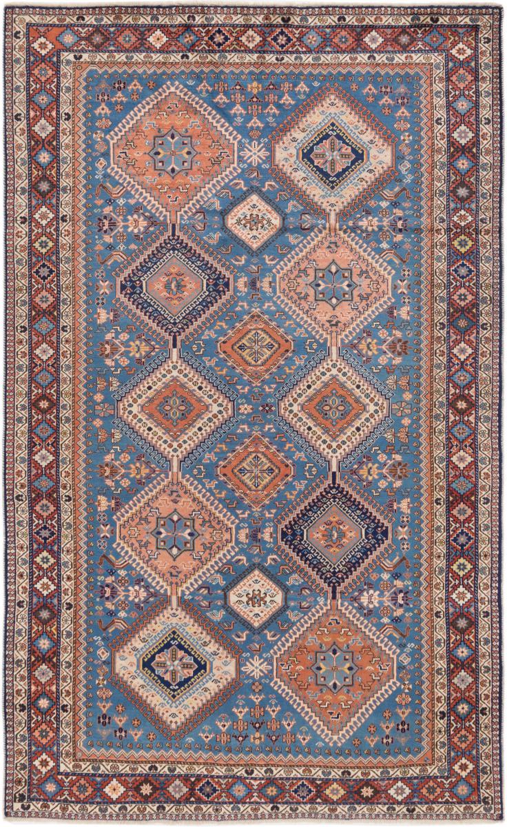 Persisk tæppe Yalameh 258x159 258x159, Persisk tæppe Knyttet i hånden