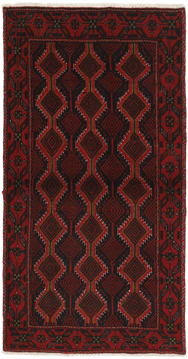 Tapis persan Baloutche 184x96 184x96, Tapis persan Noué à la main