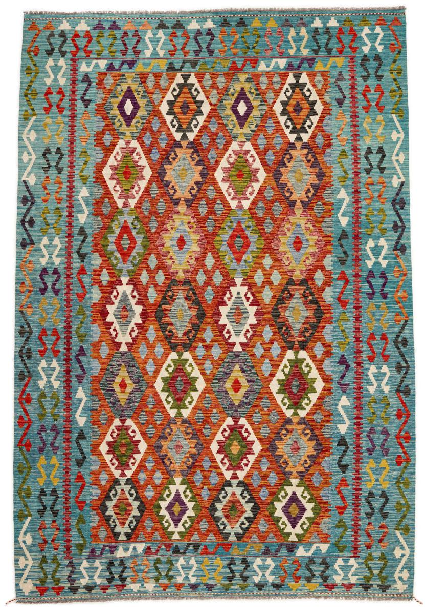 Tapete afegão Kilim Afegão 304x207 304x207, Tapete persa Tecido à mão