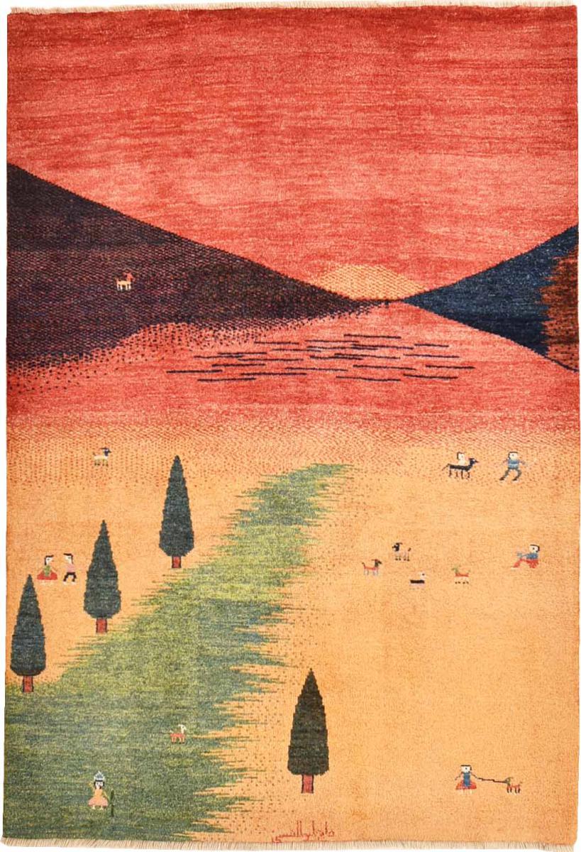 Tappeto persiano Persia Gabbeh 219x151 219x151, Tappeto persiano Annodato a mano