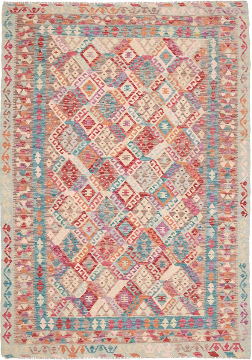 Tapete afegão Kilim Afegão 243x172 243x172, Tapete persa Tecido à mão