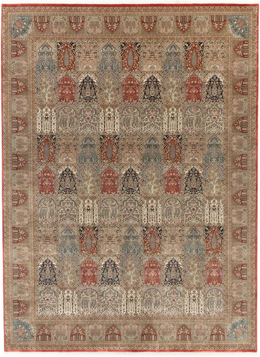 Indo rug Bakhtiari 409x311 409x311, Persian Rug Knotted by hand
