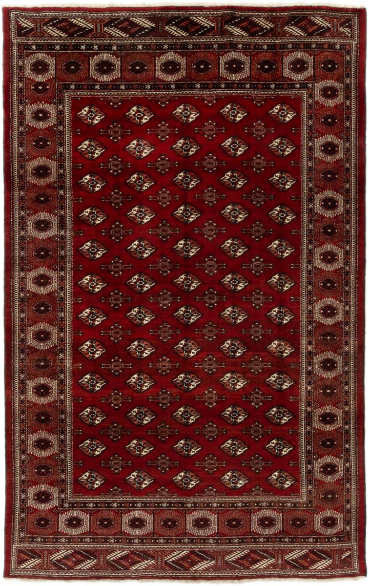 Persian Rug Turkaman 389x241 389x241, Persian Rug Knotted by hand