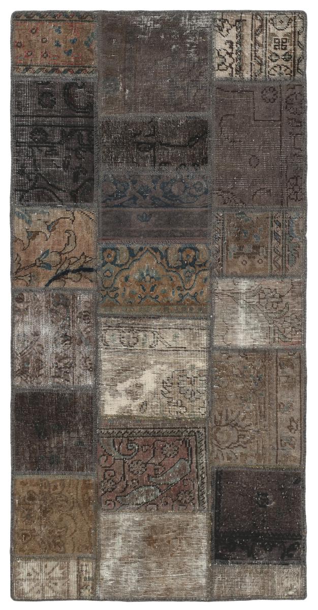 Persian Rug Patchwork 157x74 157x74, Persian Rug Knotted by hand