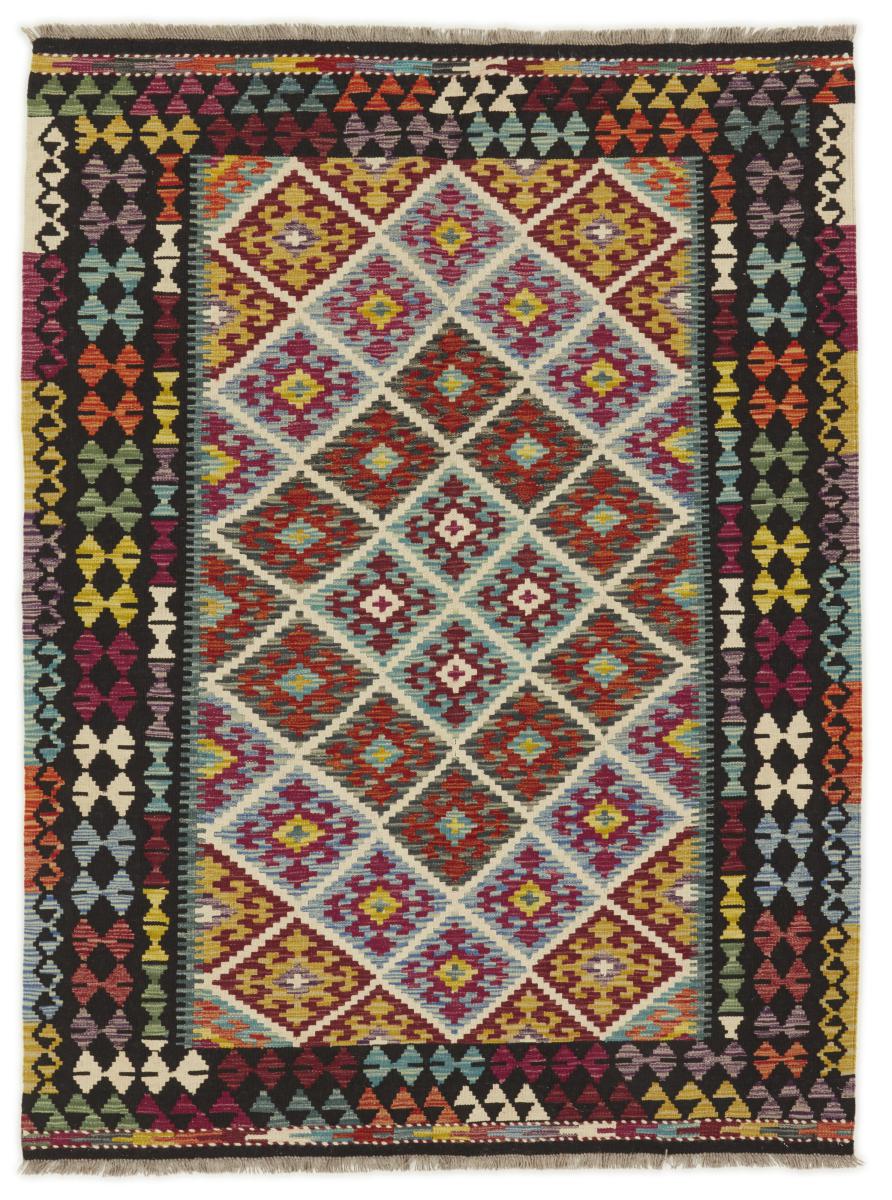 Afghaans tapijt Kilim Afghan 206x154 206x154, Perzisch tapijt Handgeweven