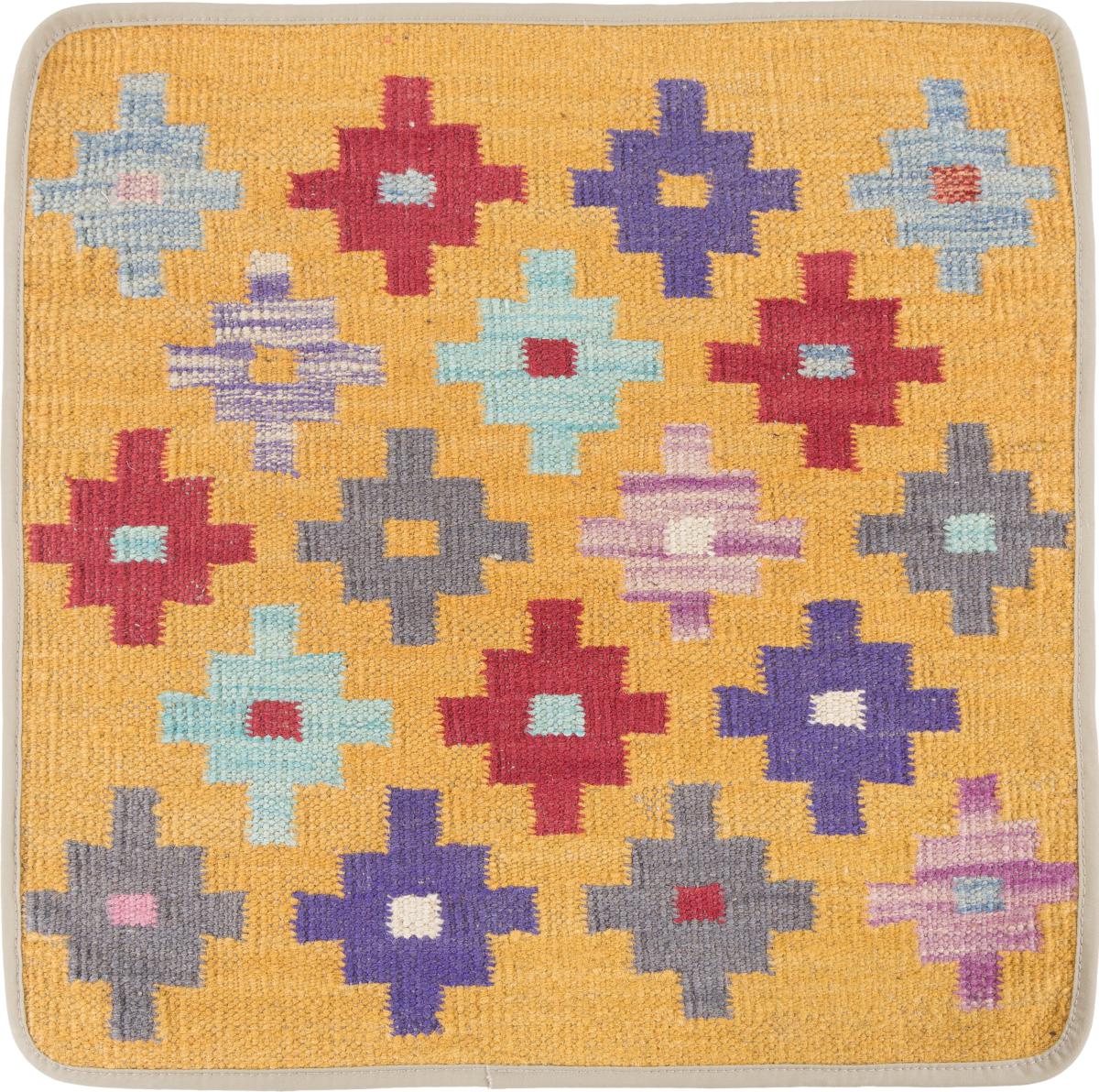 Alfombra afgana Kilim Afghan Funda de Cojín 50x50 50x50, Alfombra persa Anudado a mano