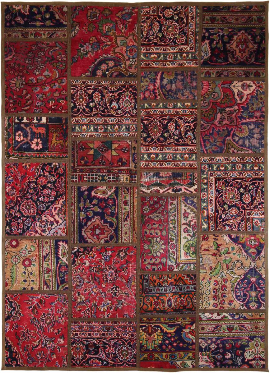 Persialainen matto Patchwork 238x169 238x169, Persialainen matto Solmittu käsin