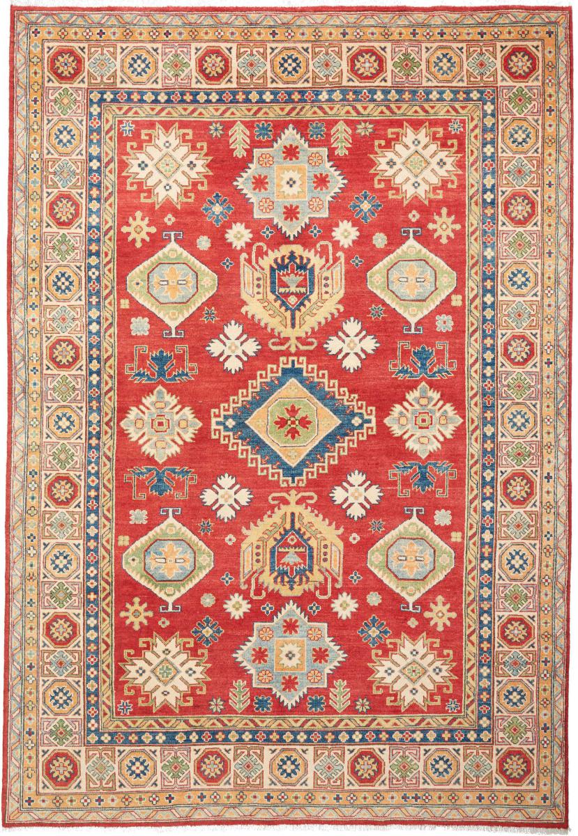 Afghanischer Teppich Kazak Limited 9'6"x6'6" 9'6"x6'6", Perserteppich Handgeknüpft
